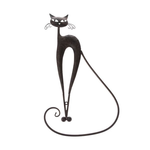 Macska alakú fém dekoráció - Dakls