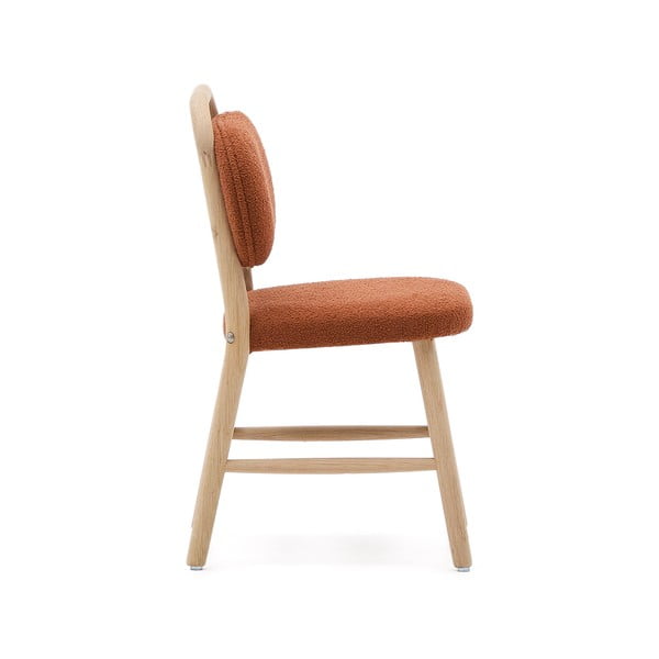 Terrakotta színű gyerek szék Helda – Kave Home-image-4