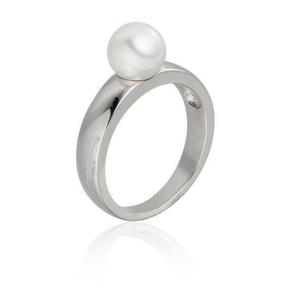 Jeanne fehér gyöngyös gyűrű, méret 54 - Nova Pearls Copenhagen