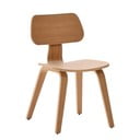 Natúr színű étkezőszék tölgyfa dekorral Gena – Kave Home