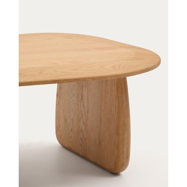 Tölgyfa tárolóasztal 70x71 cm Pirita – Kave Home-image-4