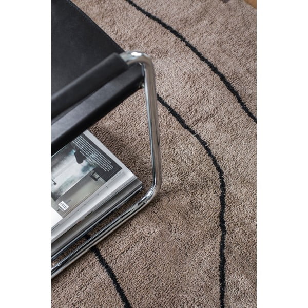 Barna mosható pamut szőnyeg 140x200 cm Shadow – Mette Ditmer Denmark-image-2