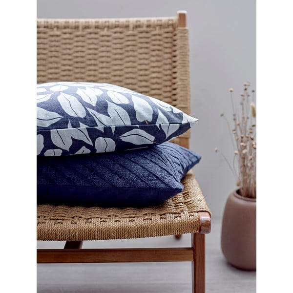 Benjamin kék pamutpárna, 50 x 50 cm - Södahl-image-1