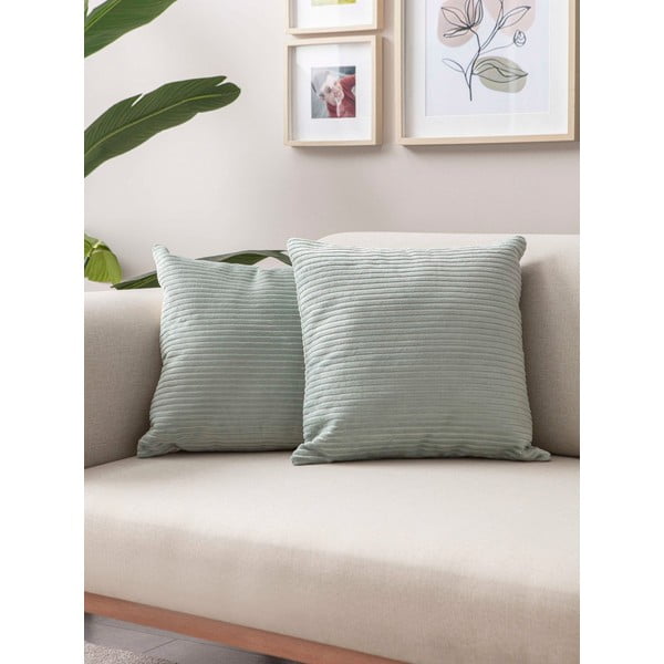 Kordbársony párnahuzat szett 2 db-os 43x43 cm – Mioli Decor-image-1