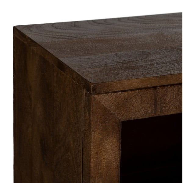 Barna mangófa tálalószekrény 180x87x35 cm Ravi – Ixia-image-3