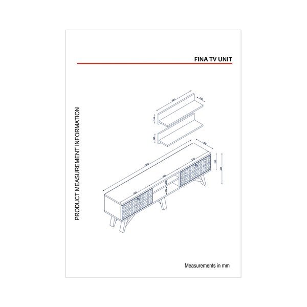 Fina diófamintás TV-állvány-image-2