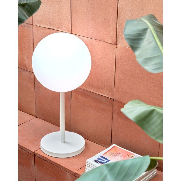 USB LED asztali-hordozható dimmelhető kültéri lámpa ø 30 cm Dinesh – Kave Home-image-1