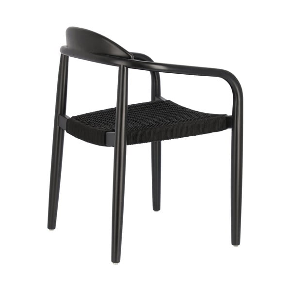 Glynis fekete eukaliptuszfa kerti szék - Kave Home-image-2