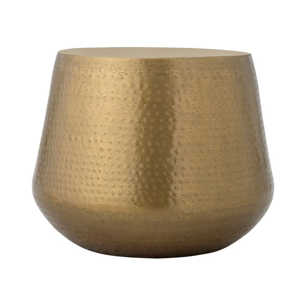 Aranyszínű fém kerek dohányzóasztal ø 50 cm Avola – Bloomingville-image-2