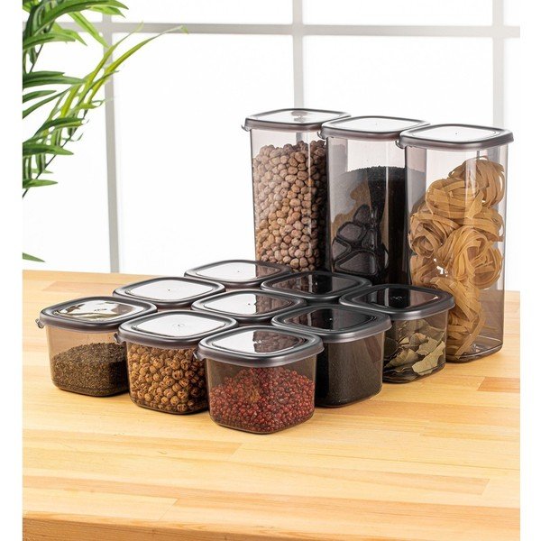 Élelmiszertartó doboz szett 12 db-os Fresco – Hermia-image-1