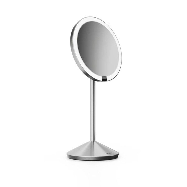 Kozmetikai tükör világítással-nagyítós (ötszörös nagyítás) ø 12 cm – simplehuman-image-3