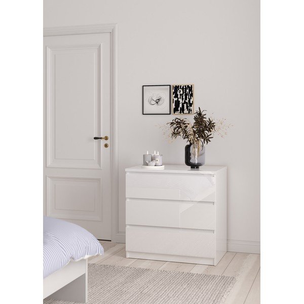 Fehér komód 77x76x50 cm Naia – Tvilum-image-1