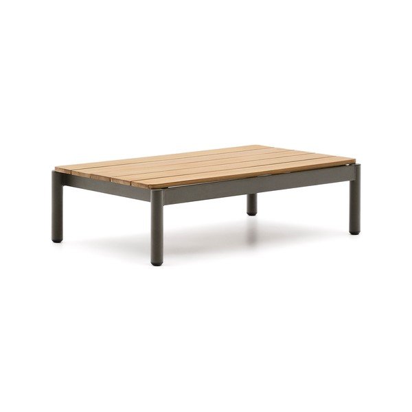 Teakfa kerti dohányzóasztal 57x91 cm Sorells – Kave Home