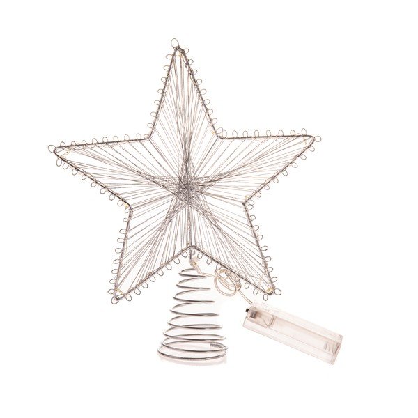 Ezüstszínű elemmel működő fénydekoráció Startop – Dakls