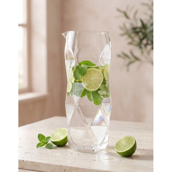 Üveg kancsó 1 l Geo – Vialli Design-image-1