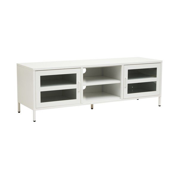 Fehér acél TV-állvány 150x50x45 cm Acier – Premier Housewares