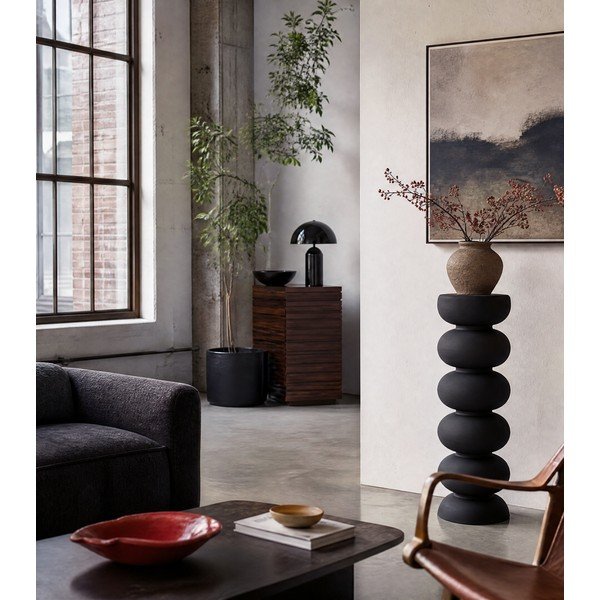 Fém kerek tárolóasztal ø 35 cm Kobodo – Light & Living-image-3