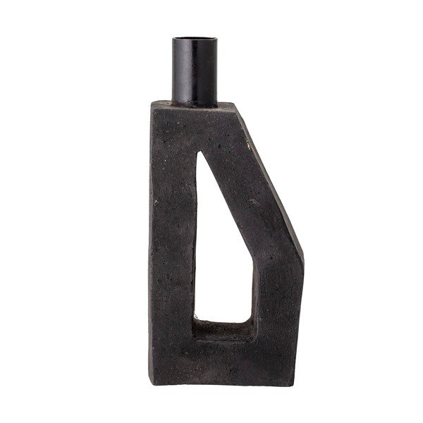 Kes fekete terrakotta gyertyatartó, magasság 20 cm - Bloomingville-image-4