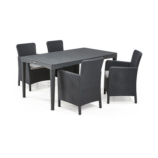 Kerti étkezőasztal 90x160 cm Girona – Keter-image-2