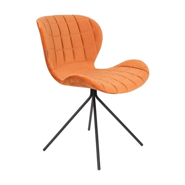 OMG Velvet narancssárga szék, 2 db - Zuiver