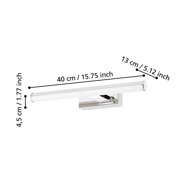 Ezüstszínű LED fali lámpa VADUMI – EGLO-image-2