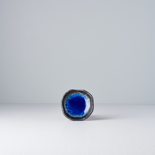 Cobalt kék kerámia tányér, ø 9 cm - MIJ-image-3