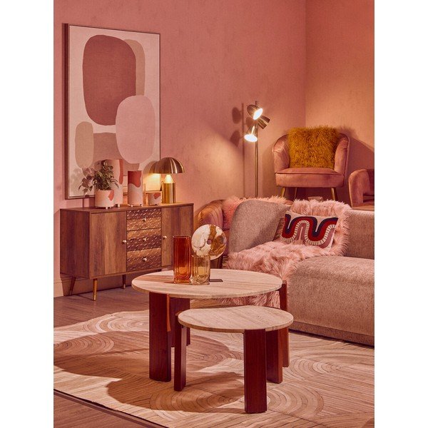 Sötét natúr színű komód 114x70x39 cm Frida – Premier Housewares-image-3
