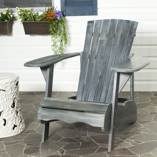 Mopani Grey szürke kerti fotel - Safavieh-image-1