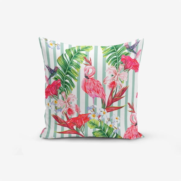 Flamingo Şerit párnahuzat, 45 x 45 cm - Minimalist Cushion Covers