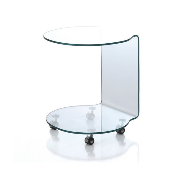 Üveg kerek tárolóasztal ø 50 cm Move – Tomasucci