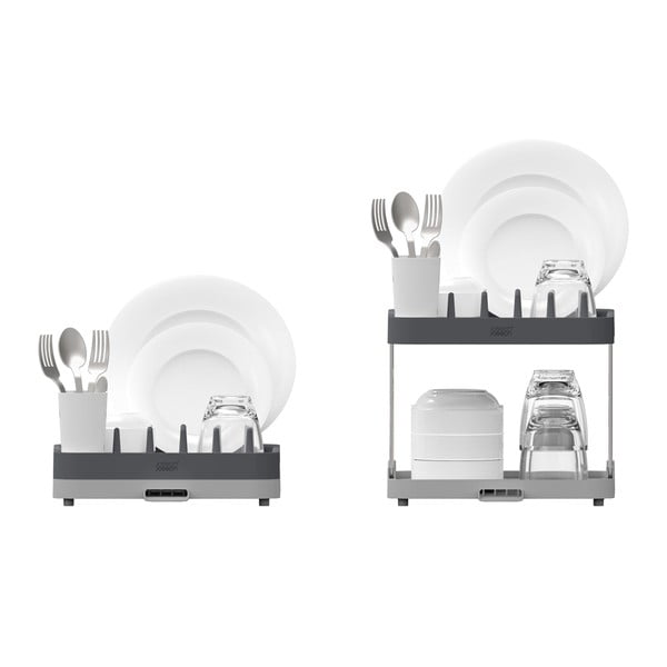 Szürke kétszintes edényszárító Duo – Joseph Joseph-image-2