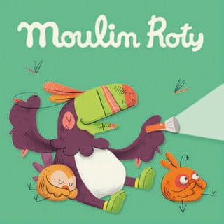Vidám dzsungel mesevetítő lapok - Moulin Roty