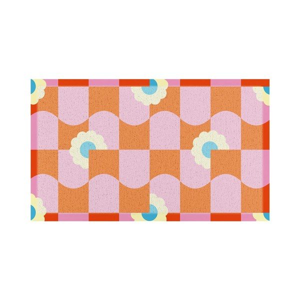Újrahasznosított műanyag lábtörlő 40x70 cm Elizabeth Olwen  – Artsy Doormats