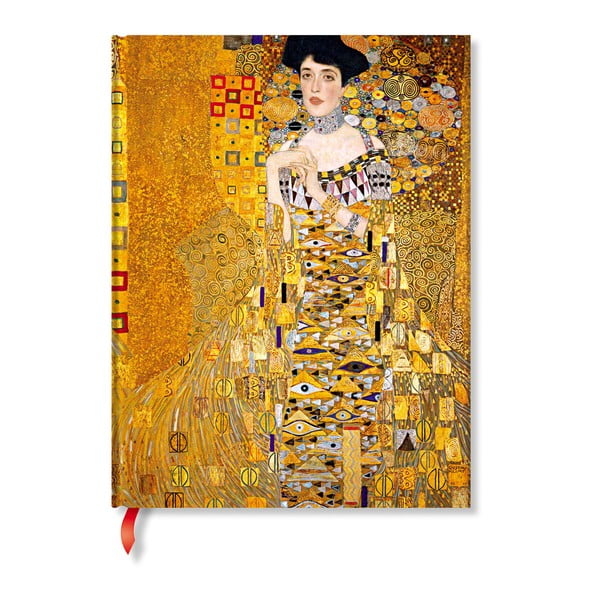 Klimt´s Portrait of Adele keményfedeles sima jegyzetfüzet, 18 x 23 cm - Paperblanks