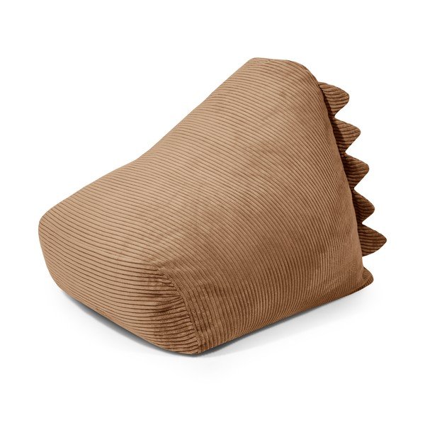 Barna kordbársony gyerek babzsákfotel Snug 80 Dragon – SLOWDOWN