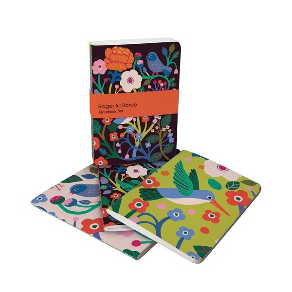 Jegyzetfüzet szett 64 old. 3 db-os A6 Birdsong – Roger la Borde-image-3