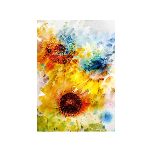 Virágok kép, 100 x 70 cm