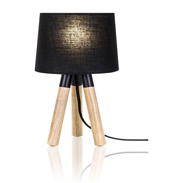 Oslo fekete asztali lámpa, ø 22 cm - Globen Lighting
