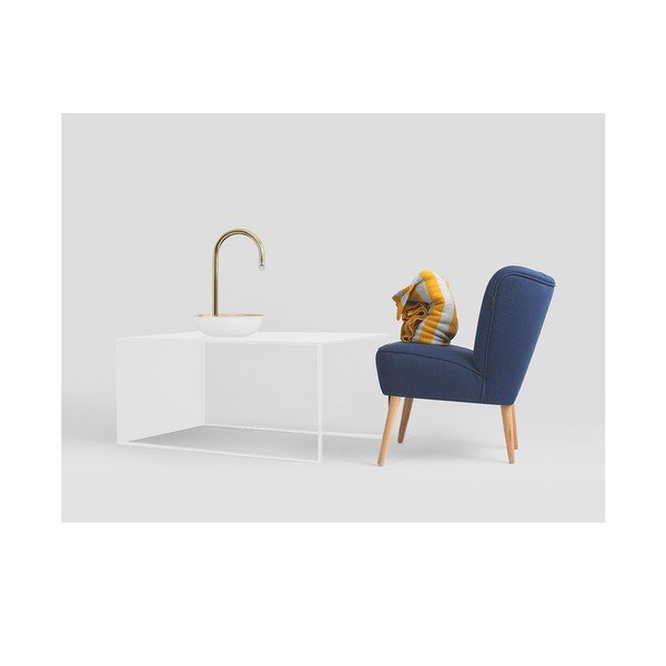 Fehér fém dohányzóasztal 60x100 cm 2Wall – CustomForm-image-1