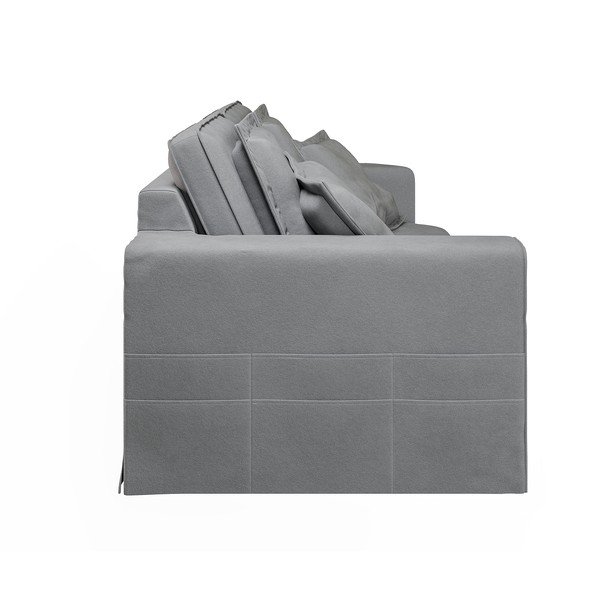 Világosszürke kanapé 196 cm Nora – Ropez-image-4