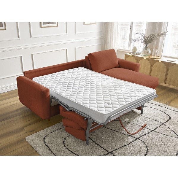Narancssárga sarokkanapé Nouveau Cocoone – Bobochic Paris-image-1