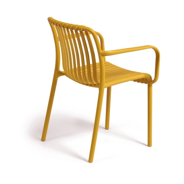 Isabellini mustársárga kerti szék - Kave Home-image-4