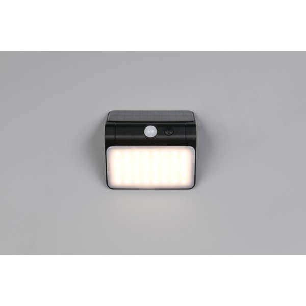 Napelemes LED fali kültéri lámpa (magasság 12 cm) Olinda – Reality-image-2