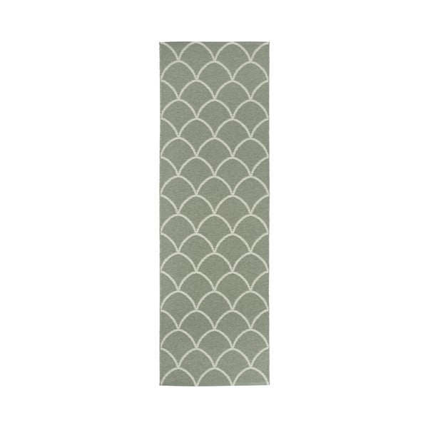 Zöld kültéri-beltéri futószőnyeg 70x225 cm Kotte Army Sage – Pappelina-image-4