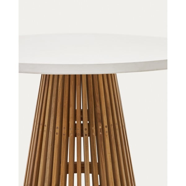 Kerek kerti étkezőasztal ø 90 cm Alcaufar – Kave Home-image-4