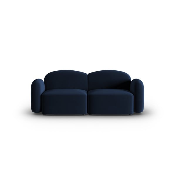 Kék bársony kanapé 194 cm Blair – Micadoni Home
