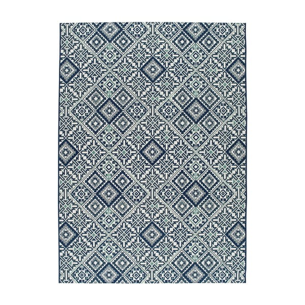 Finland kék beltéri/kültéri szőnyeg, 150 x 80 cm - Universal