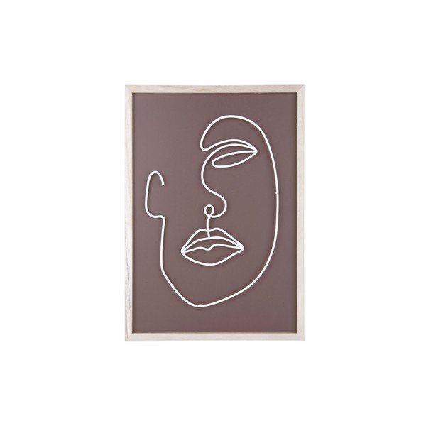 Line kép fa keretben, 27 x 38 cm - PT LIVING-image-3