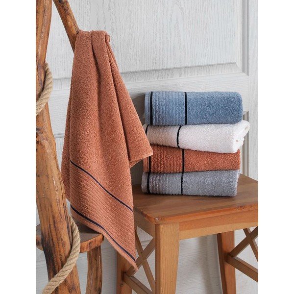 Pamut törölköző szett 4 db-os 40x70 cm – Mila Home-image-2