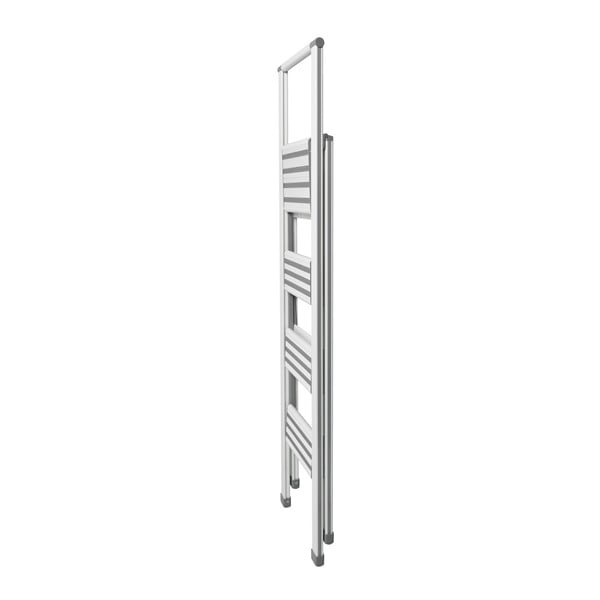 Ladder fehér összecsukható fellépő, magasság 153 cm - Wenko-image-1